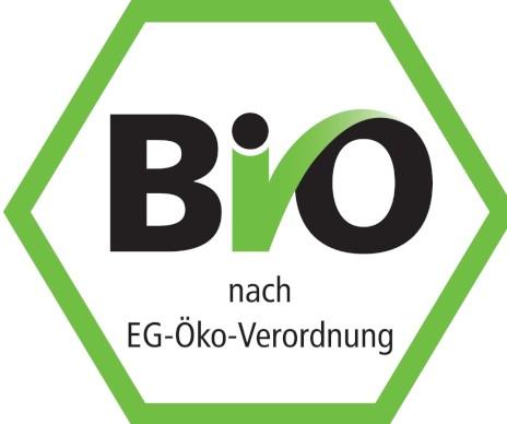 Deutsches Bio-Siegel (grün umrahmtes Sechseck)