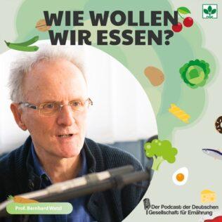 Titelbild der DGE-Podcast-Folge mit Prof. Watzl