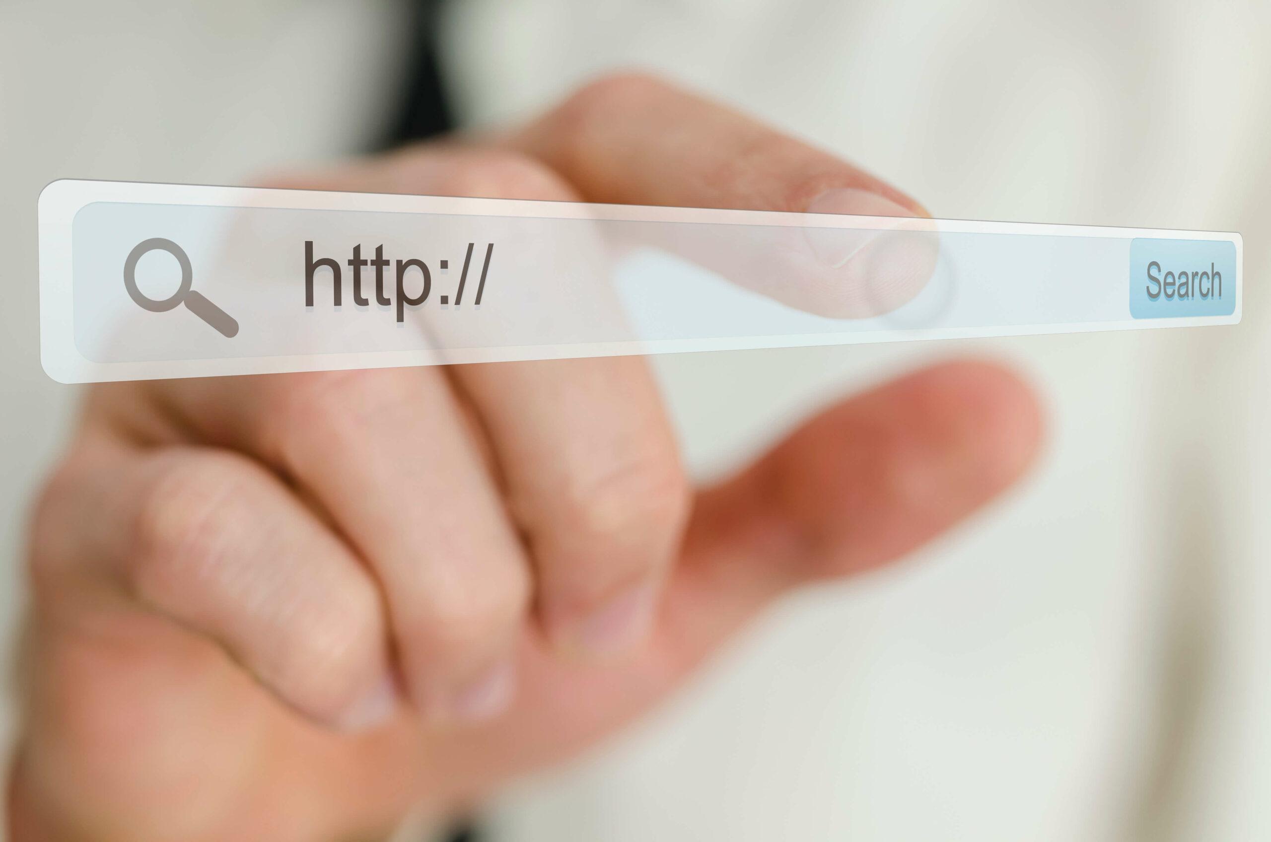 Such- bzw. Adressfeld in einem Browser